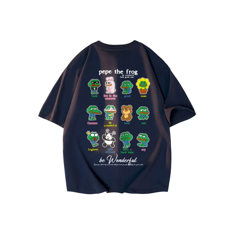 Pepe The Frog Short Sleeved T Shirts Unisex-6