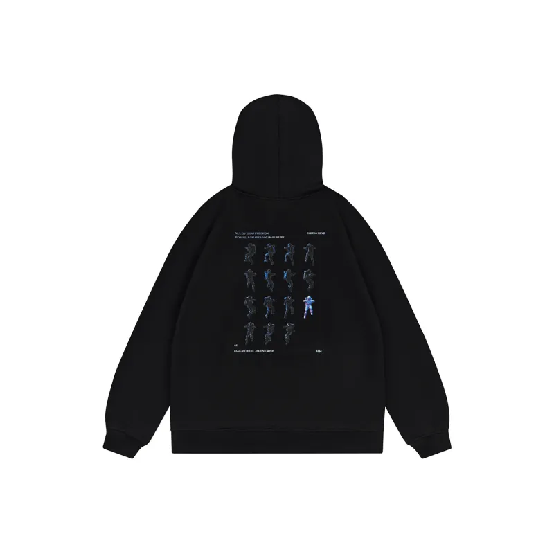 FEAROM Sweatshirts Unisex Black-0