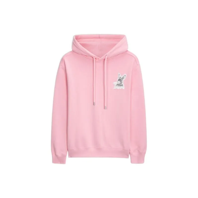 Lanvin Rabbit embroidered Drawstring Hoodie-0
