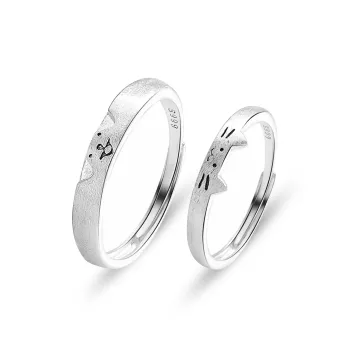 VOCK S999 Fine Silver Rings Unisex