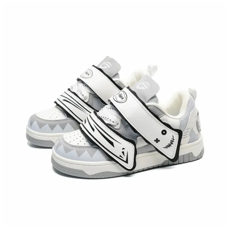 Circle Small Coverage Wear Resistant Lightweight Low Top Skateboard Shoes Unisex-1