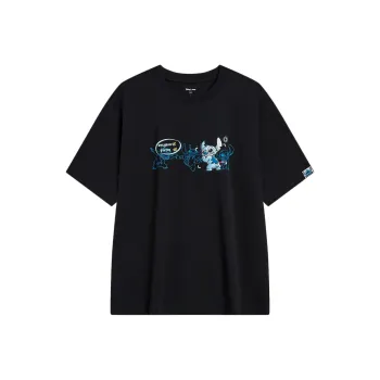 LiNing x DISHINISHIDIQI LIANMINGXILIE T Shirt Men's Black