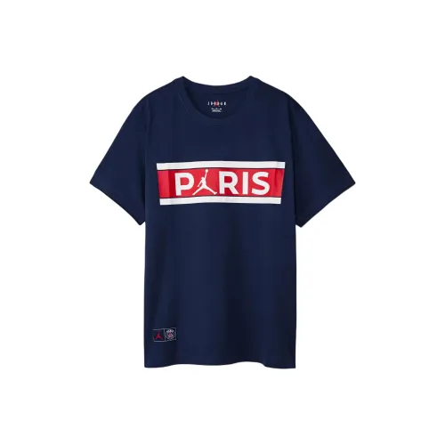 JORDAN Air JORDAN X Paris Saint Germain Block Logo T Shirt