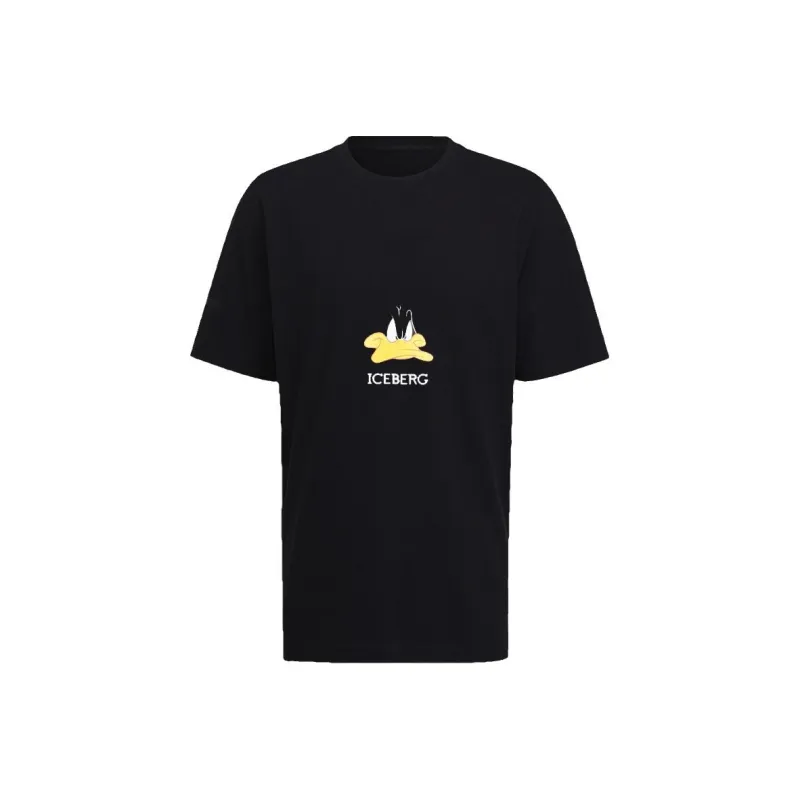 Iceberg T Shirts Men Black-0