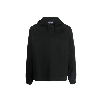 STONE ISLAND Logo print Cotton Hoodie