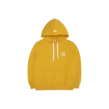 MLB Frown Bear Series Sweatshirts Unisex Deep Mustard