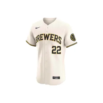 Nike Christian Yelich Milwaukee Brewers Men's Nike Dri FIT Adv Mlb Elite Jersey