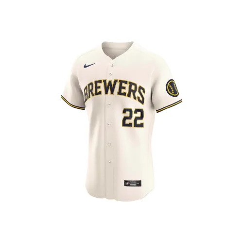nike Rose Christian Yelich Milwaukee Brewers Men's nike Rose Dri FIT Adv Mlb Elite Jersey