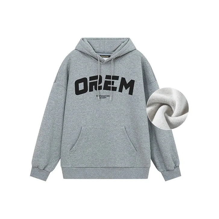 OREM ONE Hooded Loose Fit Regular Sweatshirt Unisex-48