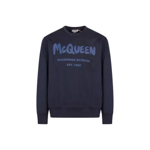 Alexander McQueen Graffiti Logo print Sweatshirt