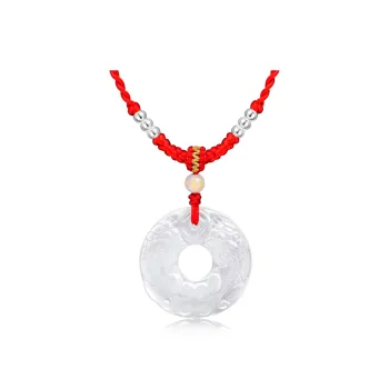 PUTUOSHANWENCHUANG Chalcedony Necklaces Unisex