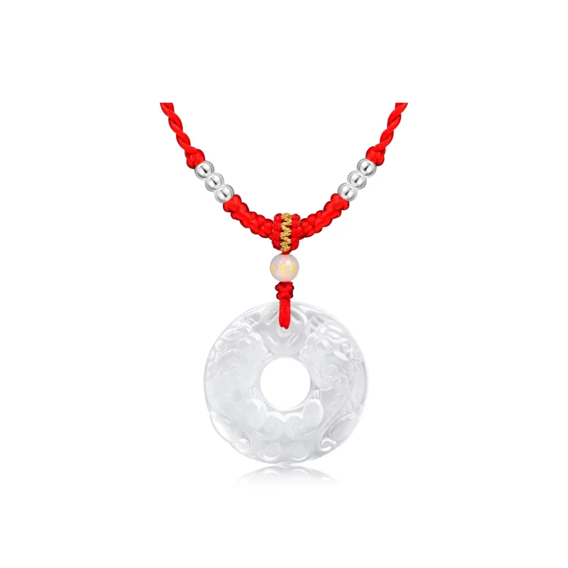 PUTUOSHANWENCHUANG Chalcedony Necklaces Unisex-0