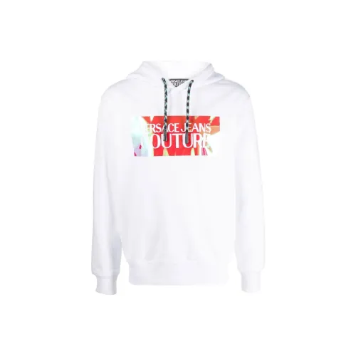 VERSACE JEANS Logo Printed Hoodie
