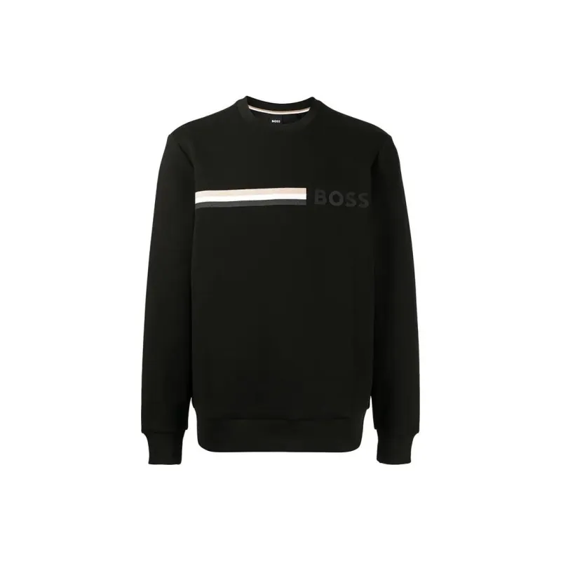 HUGO BOSS Sweatshirts Men Black-0