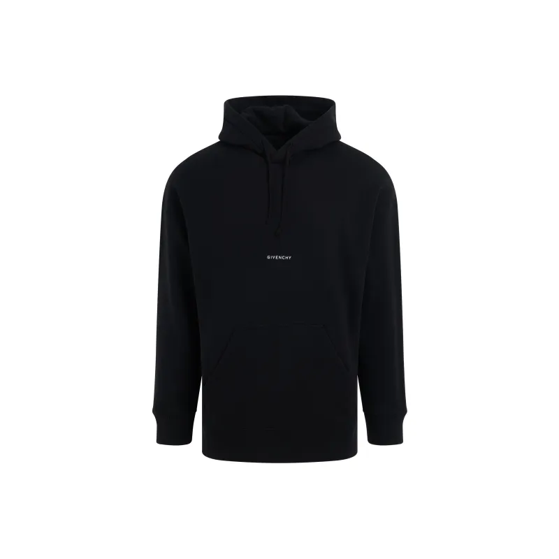 Givenchy Logo print Drawstring Hoodie-0