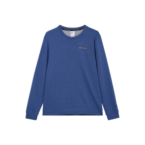 Nike Dri FIT Track Club Sweatshirt Men's Courtyard Blue