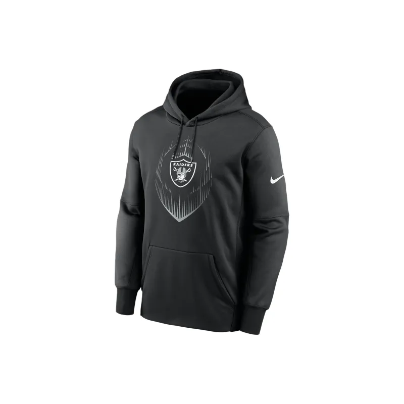 Nike Las Vegas Raiders Icon Men's Nike Therma Nfl Pullover Hoodie-0