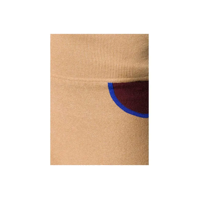 LOEWE Knit Long Skirts Women's Camel-4