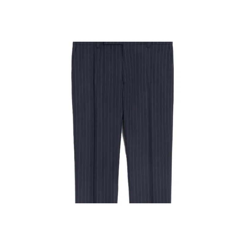 CELINE Classic Pants In Striped Cashmere Wool-2