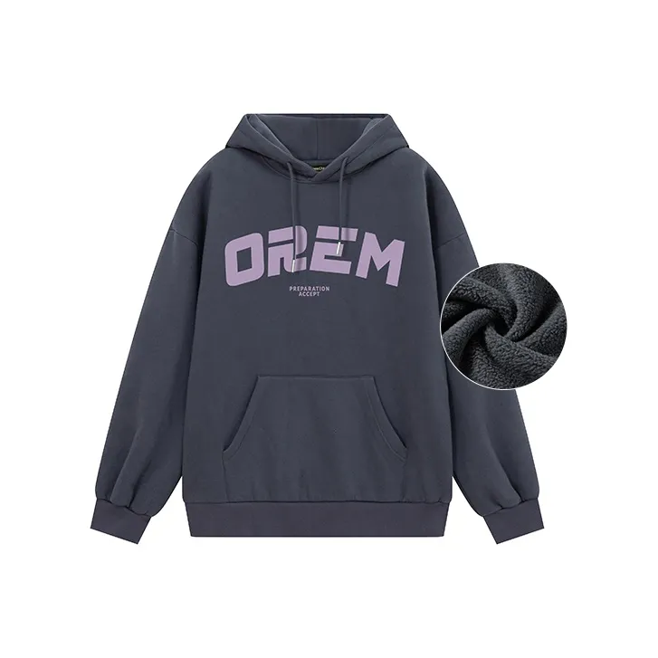 OREM ONE Hooded Loose Fit Regular Sweatshirt Unisex-58