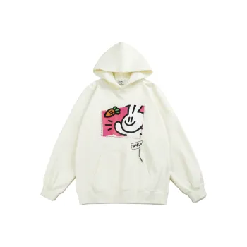 Guuka x AGAHO Sweatshirt Unisex Cream White
