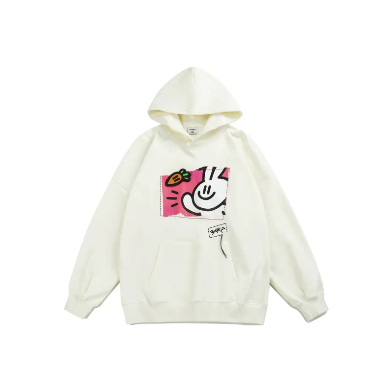 Guuka x AGAHO Sweatshirt Unisex Cream White-0