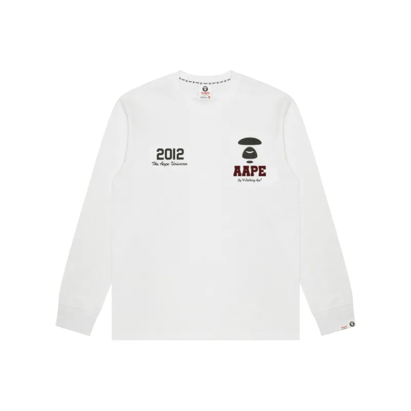 Aape Moonface Basic Long Sleeve Tee-2