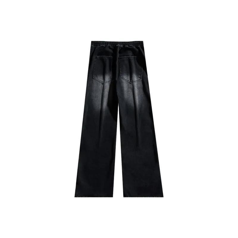 Menglaini Jeans Unisex Black-1