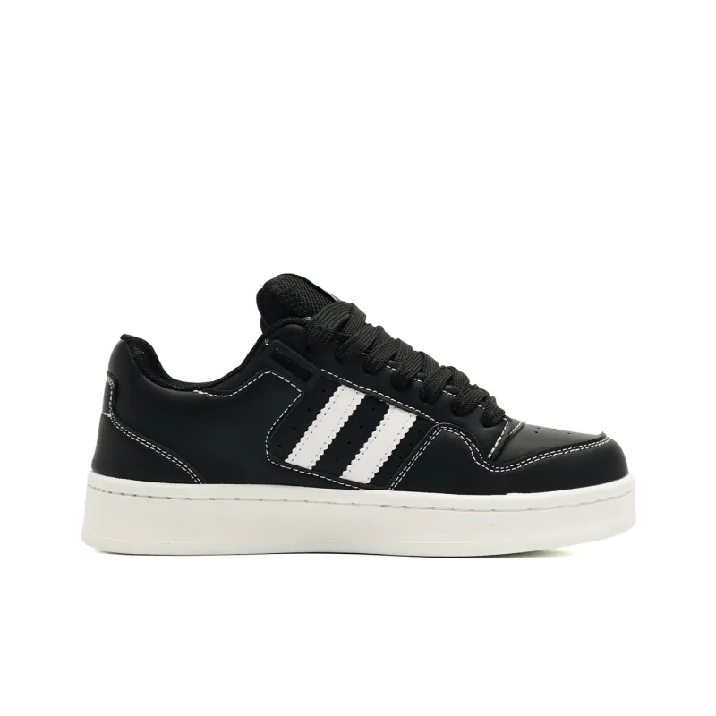 7 SEVFUN Wear resistant And Lightweight Low Top Skateboard Shoes Unisex Black-2