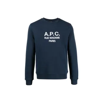 A.P.C Logo Printed Crewneck Sweatshirt