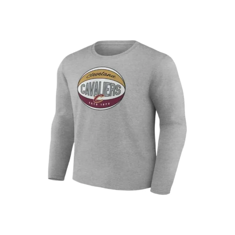 NBA Cleveland Cavaliers Fanatics T Shirt Men's Gray-0