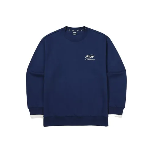 FILA Sweatshirts Men Dark Blue