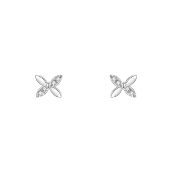 SHK S925 Silver Stud Earrings Women's Silver