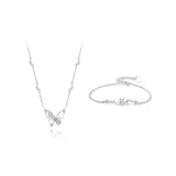 Necklace and Bracelet Clothing Sets[Sterling Silver 999]