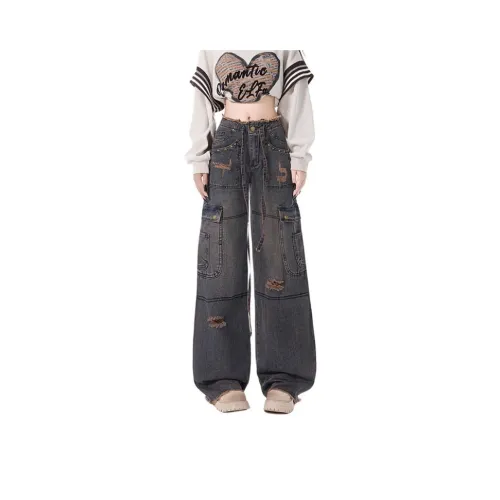 EOEI Jeans Women's Washed Black