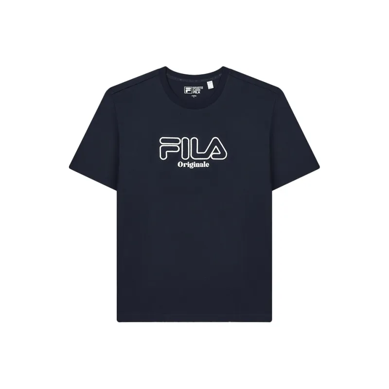 FILA T Shirts Men Secret Mirror Blue-0