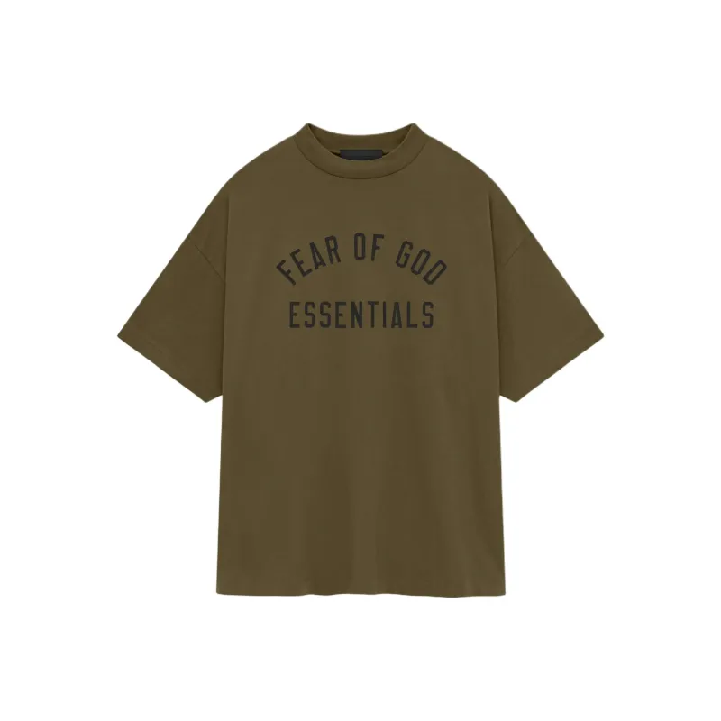 Fear Of God Essentials Logo print T shirt-0