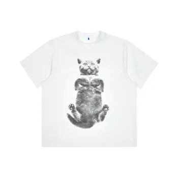 ADER ERROR Pet Capsule Series T Shirts Unisex Ecru