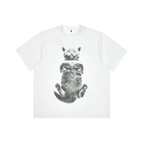 ADER ERROR Pet Capsule Series T Shirts Unisex Ecru