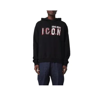 DSQUARED 2 Icon Printed Drawstring Hoodie