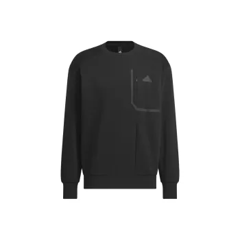 Adidas Sportswear Pocket Sweatshirt Men's Black