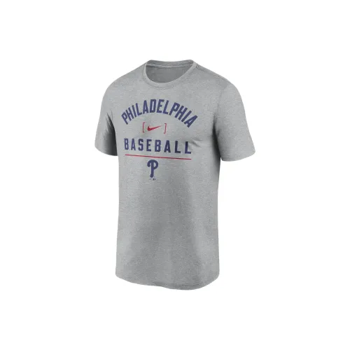 Nike T-Shirt Men's Gray Philadelphia Phillies Phillips