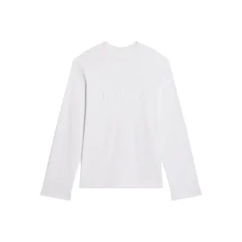 Helmut Lang Logo Embroidered Long Sleeved T Shirt