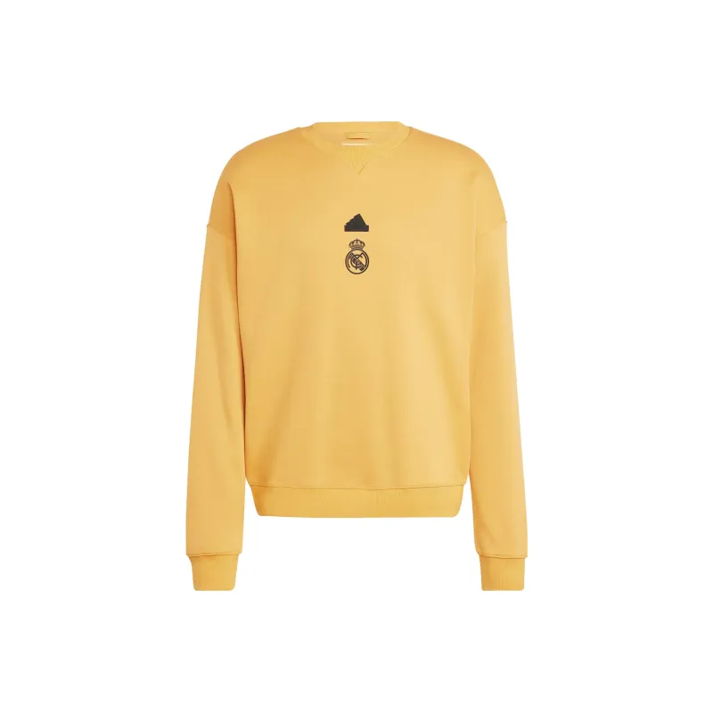 Adidas Real Madrid Sweatshirts Men Yellow-0