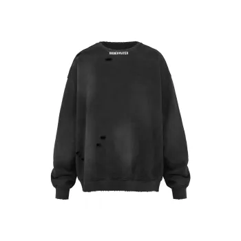 UNDERWATER Sweatshirts Unisex Patchy Black