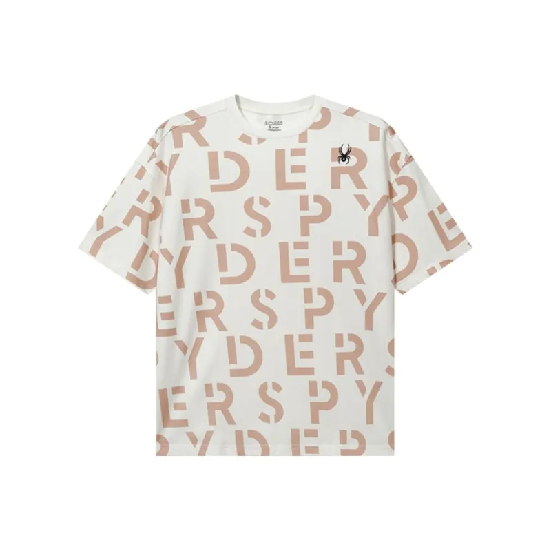 SPYDER URBAN LIFE T Shirt Men's White All Over Print-0