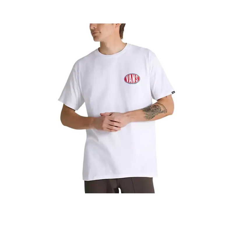Vans Spray On T Shirt Men White-0