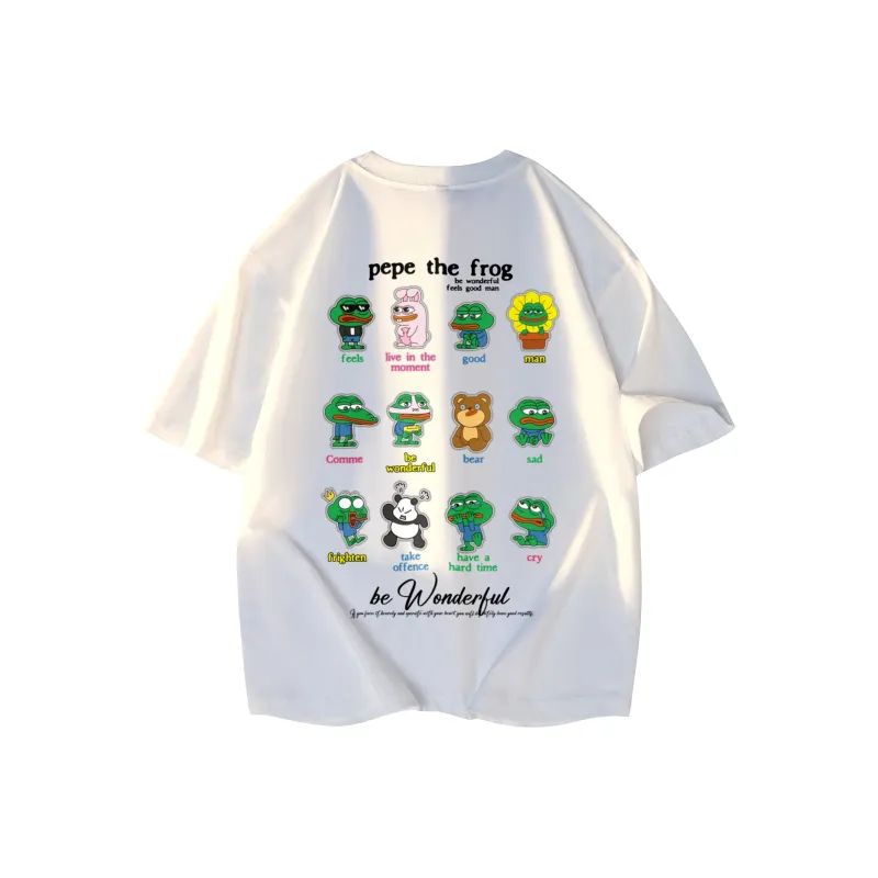 Pepe The Frog Short Sleeved T Shirts Unisex-2