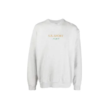 SPORTY & RICH Wimbledon Logo print Sweatshirt