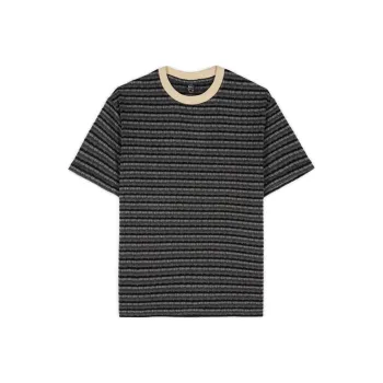 Brain Dead Pruned Striped Short Sleeved T Shirt